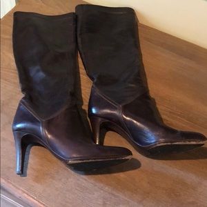 Elegant Brown Heeled Boots